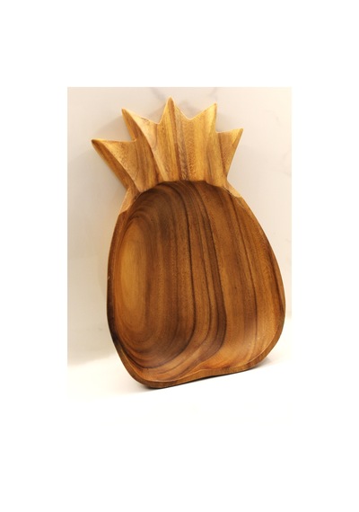 Hbs Art Design Akasya Ananas Model Meyve Salata Kasesi Ahşap