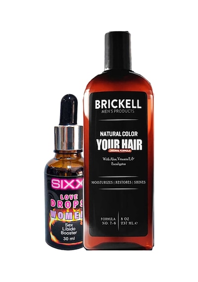 Brickell Şampuan Saçsakal Anti.white 237 Ml Şampuan İle + Sıxx Kadınlara Özel Uyarıcıdamla