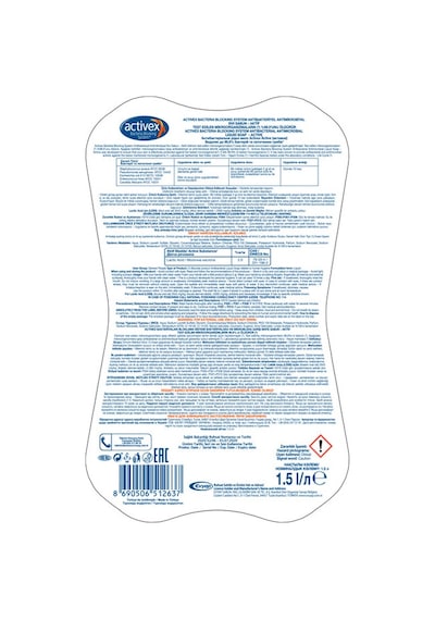 Activex Aktif Sıvı Sabun 2 x 1500 ML + 500 ML