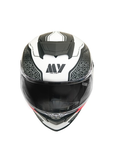 My Helmets Mks001-wrb Yarış Spoiler Güneş Vizörlü Şeffaf Full Face Motosiklet Kaskı