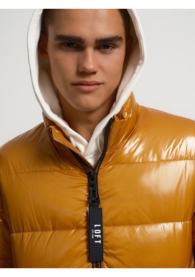 Regular Fit Erkek Mont Sarı