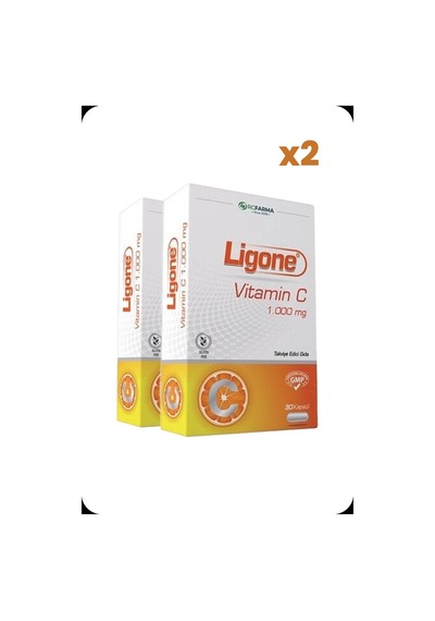 Ligone Vitamin C 1000 Mg 30 Kapsül X2 Adet
