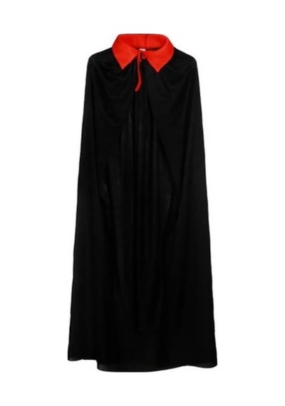 Drakula Vampir Pelerini Yakalı Yetişkin Boy 110Cm Drakula Vampir Pelerini Yakalı Yetişkin Boy 110Cm