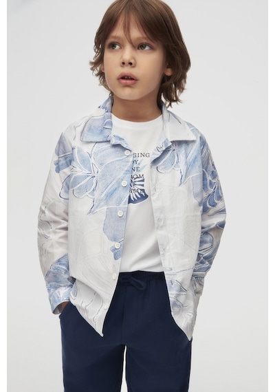 Xo Kids Erkek Çocuk Gömlek 4-8 Yaş 48515 Mavi