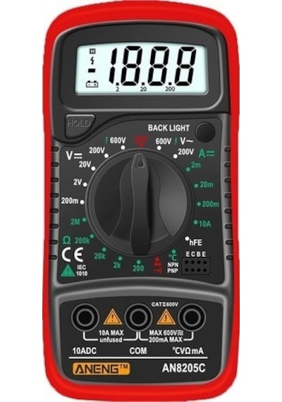Aneng An8205c Dijital Multimetre - Profesyonel Ölçüm Cihazı