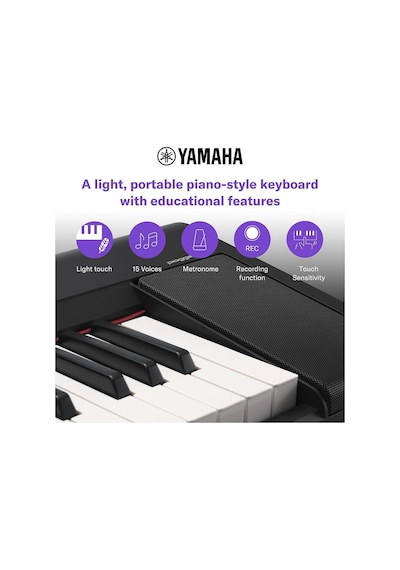 Yamaha Piaggero Np-15 61-tuşlu Eğitim Klavyesi Beyaz