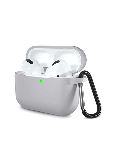 Airpods Pro 1. Ve 2. Nesil İle Uyumlu Sert Likit Silikon Kılıf Kolay Temizlenebilir, Astar Kaplı İç Yüzey Kapak, Düşmeye Karşı Tam Koruma, Kablosuz Şarj Uyumu - Gri Airpods Pro 1. Ve 2. Nesil İle Uyumlu Sert Likit Silikon Kılıf Kolay Temizlenebilir, Astar Kaplı İç Yüzey Kapak, Düşmeye Karşı Tam Koruma, Kablosuz Şarj Uyumu - Gri