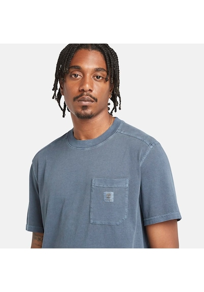 Timberland Merrymack Rıver Garment Dye Chest Pocket Erkek Tişört Tb0a5vdh4331 Safir