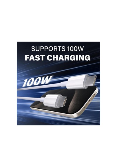 1 Metre Type-c To Type-c Pd 100w Data Ve Şarj Kablosu Snspd100-1m Mfı Uyumlu Degıldır