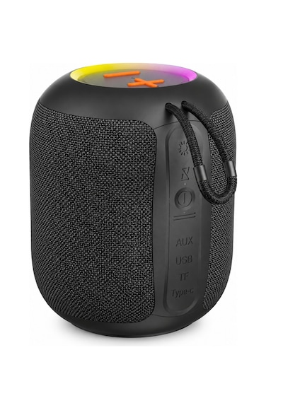 Jedel Sa-147 Rgb Işıklı Taşınabilir Bluetooth Hoparlör 5w Bluetooth Tf Card Usb Bağlantılı Fm Radyolu Kablosuz Ses Bombası