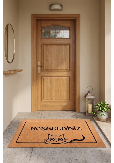 Villadia Home Textile Kapı Önü Paspası Kaymaz Taban Dekoratif Paspas Ev Giriş Antre İç Ve Dış Mekan Paspası 45x70 Cm 2ypycoco
