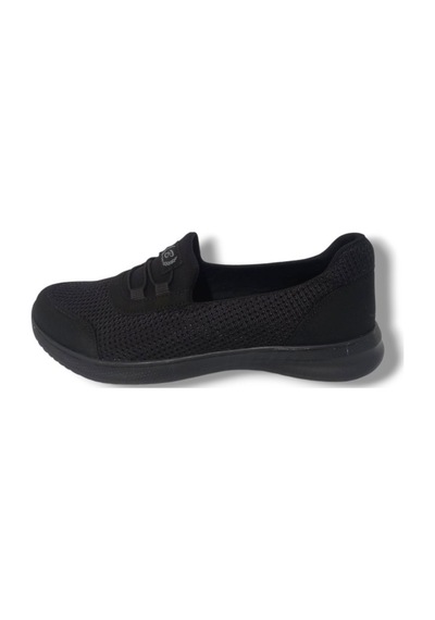Black Sea 575-25 Anorak Slip On Anatomik Kadın Sneaker Siyah