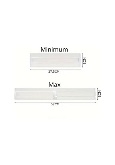 Şura Mutfak Çekmece Düzenleyici Organizer, Şeffaf, 3 Parça, Çekmece İçi Düzenleme, Plastik, Modüler Bölmeli Sku: Smgstk5d7951759a 100