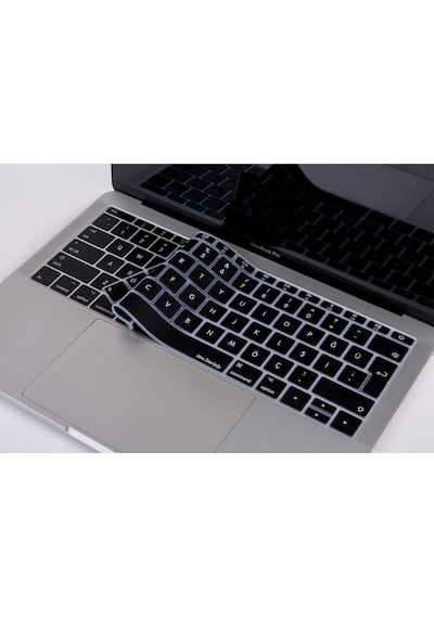 Apple Uyumlu MacBook Pro Klavye Koruyucu 13Inc A1708 12Inc A1534 Türkçe Baskı Şeffaf