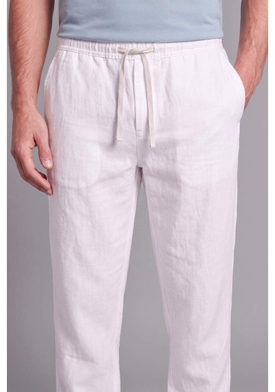 Defacto %100 Pamuk Regular Fıt Beli Bağcıklı Cepli Pantolon H8803ax26smer137 Ekru-er137 Defacto %100 Pamuk Regular Fıt Beli Bağcıklı Cepli Pantolon H8803ax26smer137 Ekru-er137