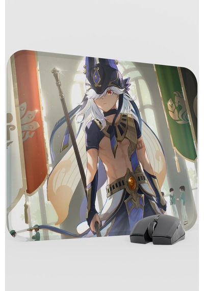 Cyno Genshin Impact Anime Gacha V3 - 48x40 Xl Gaming Mouse Pad Fare Altlığı