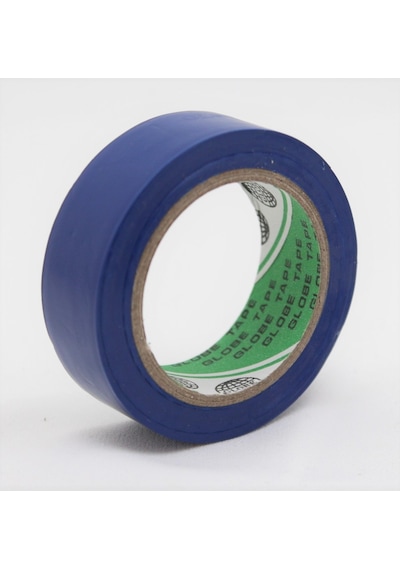 Globe Pvc Elektrik İzolasyon Bant "0.13x19x10yrds" Lacivert 500'lü 1 Koli