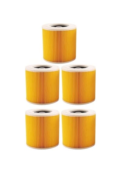 Karcher A 2674 Pt Plus Uyumlu 5 Adet Süpürge Silindirik Filtresi Genel