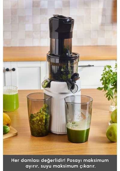 Karaca Fresh Press Slow Juicer Yavaş Sıkım Katı Meyve Sıkacağı
