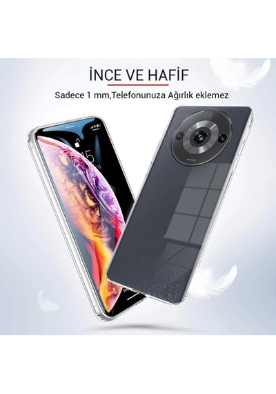 Newface Xiaomi Redmi A3 4g Kılıf Lüx Şeffaf Silikon Şeffaf
