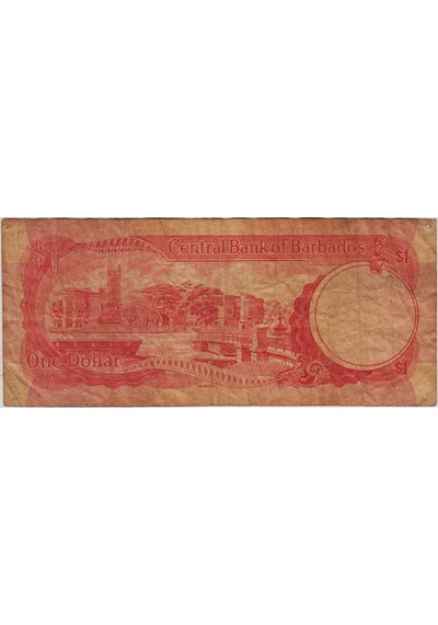 Barbados 1 Dolar 1973 Temiz.
