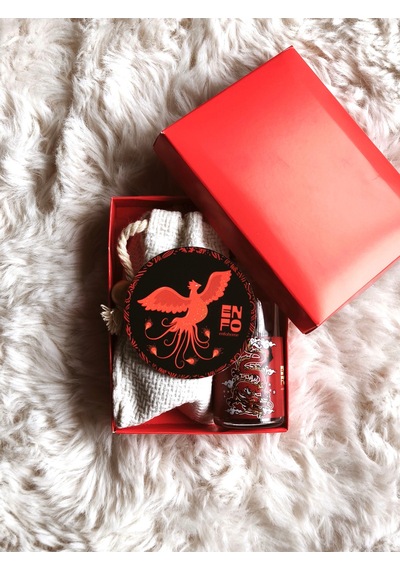 Dragon Kit I Hindistan Cevizi & Tarçın Aromalı Konik Tütsü & Özel Kibrit