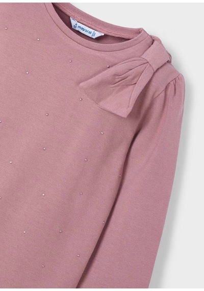 Mayoral Kız Çocuk Uzun Kollu T-shirt 4064m Pembe