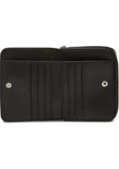 Calvin Klein Baskılı Kadın Cüzdan Lv04f1037gub1 Siyah