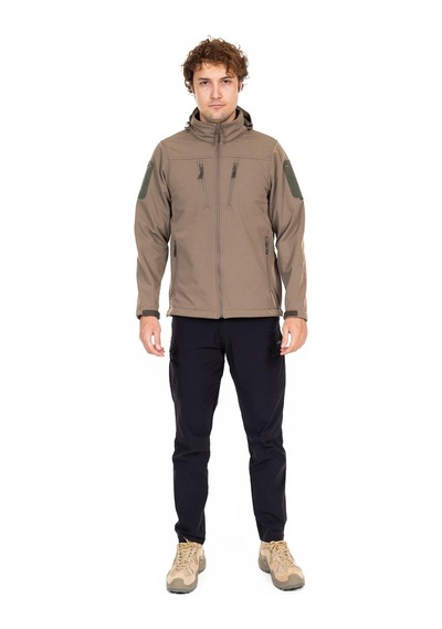 Akn 01 Taktik Softshell Mont Yeşil Çok Renkli