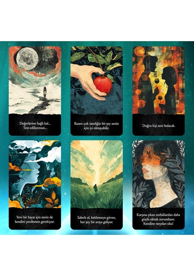 Yüksek Benliğinizden Mesajlar Tarot Kehanet Destesi / 90 Kart