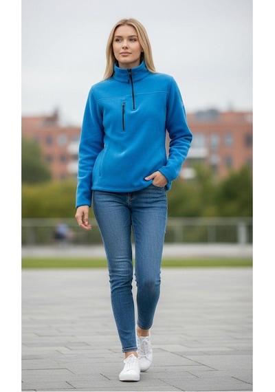 Eren Style %100 Cotton Pamuklu Kışlık Oduncu Polar Kadın- Erkek Mavi
