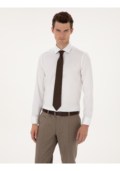Pierre Cardin Erkek Beyaz Gömlek Basic 50313178-vr013 Beyaz