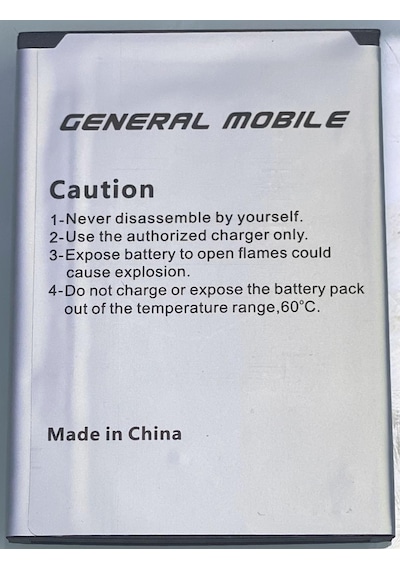 General Mobil Discovery One 4G Gm4 Gm5 Batarya Pil