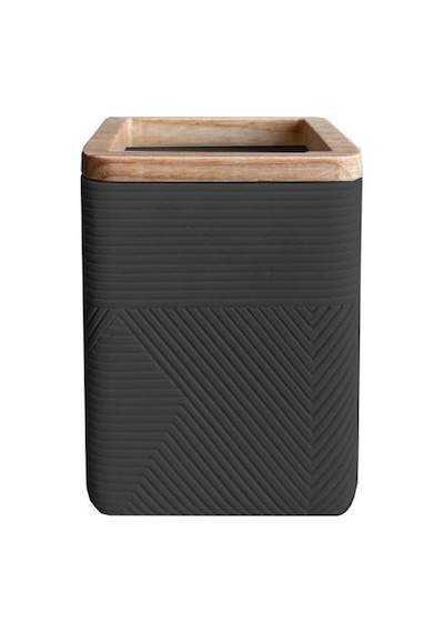 Primanova Madera 4 Parça Banyo Seti Siyah