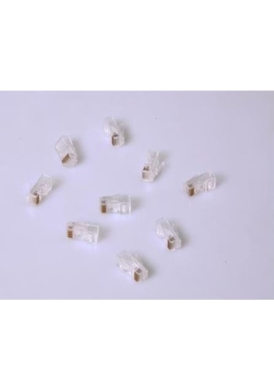 Network Konnektör - Rj45 - Cat. 5 - 100 Adet