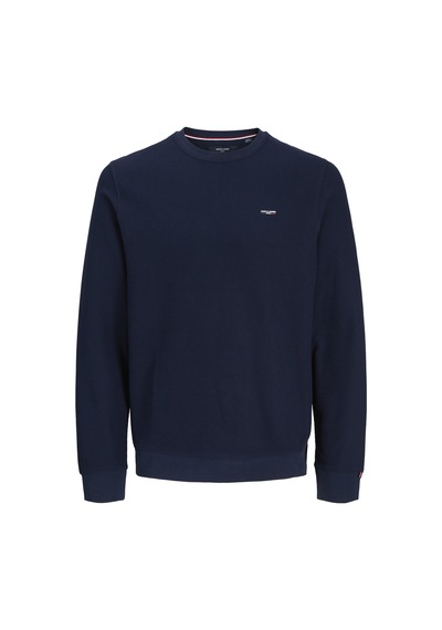 Jack & Jones Erkek Logo Detayli Regular Fit Sweatshirt - Alves - 12302739 Çok Renkli