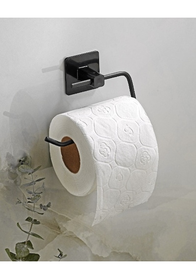 Büro Ev Ofis Banyo Düzeni İçin Siyah Metal Tuvalet Kağıt Tutucu Aparat Diğer