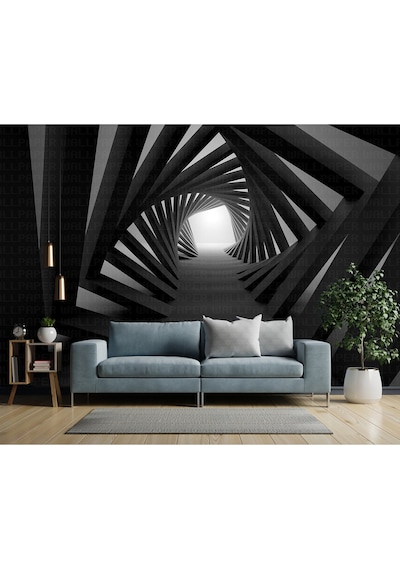 Minimalist Mimari Duvar Kağıdı Renkli