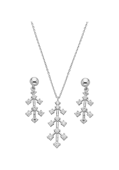 Zirkon Taşlı 925 Ayar Gümüş Set - 67021102 Gümüş