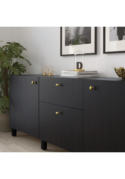 Ikea Eneryda 2'li Mobilya Kulpu 35 Mm Altın