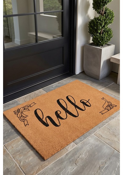 Villadia Home Textile Kapı Önü Paspası Kaymaz Taban Dekoratif Paspas Ev Giriş Antre İç Ve Dış Mekan Paspası 45x70 Cm 27ypycoco