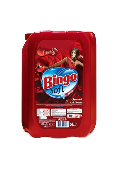 Bingo Soft Yumuşatıcı 5 L Lovely 5 Adet Diğer