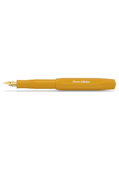 Kaweco Collectıon Dolma Kalem Honey I Premium Dolma Kalem, Çelik Uçlu Sarı Mürekkep Kartuşları İçin I Özel Kalem 13 Cm I Uç: F İnce 165-Koyu Yeşil