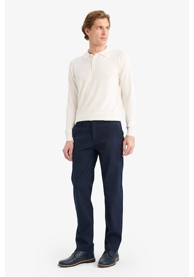 Defacto Regular Fit Düz Paça Pantolon G6588ax25wnnv86 Lacivert-nv86