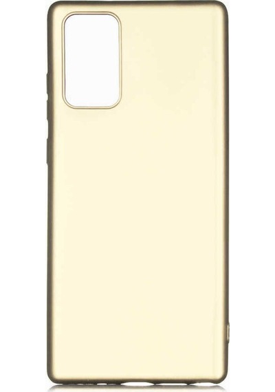 Galaxy Note 20 Kılıf Zore Premier Silikon Kapak Gold
