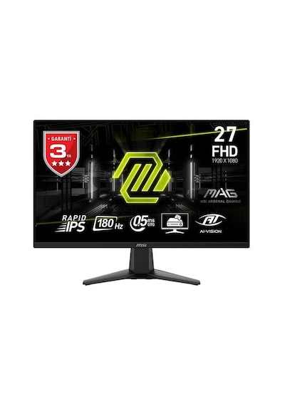 Msı Mag 275f 27 180hz 0,5ms Rapid Ips Adaptive-sync Full Hd Gaming Oyuncu Monitör