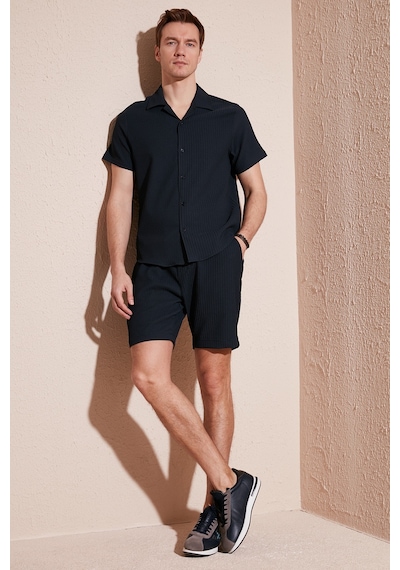 Buratti Erkek Short Cf24S657850 Lacivert