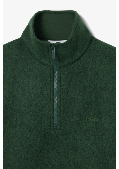 Lacoste Loose Fit 1/4 Zip Men's Cotton Sweatshirt Erkek Bol Kesim Dik Yaka 1/4 Fermuar Sweatshirt Yeşil Yeşil Lacoste Loose Fit 1/4 Zip Men's Cotton Sweatshirt Erkek Bol Kesim Dik Yaka 1/4 Fermuar Sweatshirt Yeşil Yeşil
