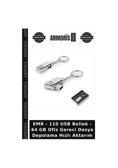 Emr - 110 Usb Bellek - 64 Gb Ofis Gereci Dosya Depolama Hızlı Aktarım
