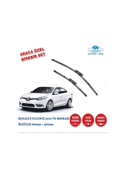 Renault Fluence Silecek Takımı 2010 ve Sonrası